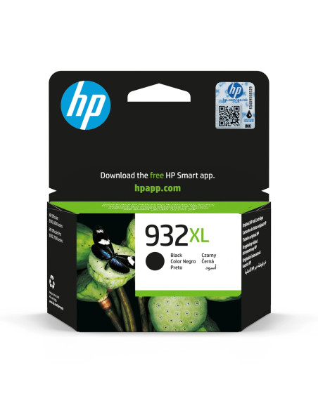Hp 932Xl Oryginalny Wkład Atramentowy Czarny Xl