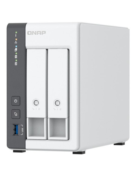 Qnap Ts-216G, Tower, 2 X 2.5"/3.5" Sata, Arm 2.0Ghz Quad Core, 4Gb, 1 X 2.5Gbe + 1 X Gbe, External Adapter (Psu)
