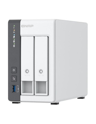 Qnap Ts-216G, Tower, 2 X 2.5"/3.5" Sata, Arm 2.0Ghz Quad Core, 4Gb, 1 X 2.5Gbe + 1 X Gbe, External Adapter (Psu)
