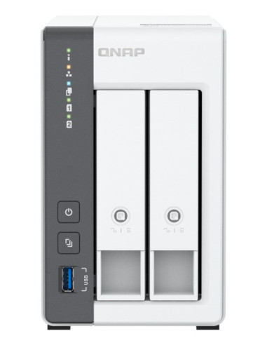 Qnap Ts-216G, Tower, 2 X 2.5"/3.5" Sata, Arm 2.0Ghz Quad Core, 4Gb, 1 X 2.5Gbe + 1 X Gbe, External Adapter (Psu)