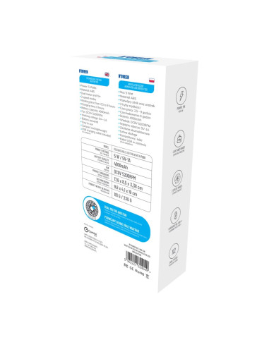 Wentylator Ręczny Akumulator Usb Noveen F220