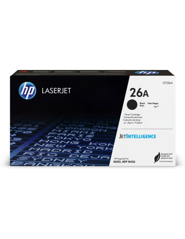 Hp 26A Oryginalny Wkład Z Czarnym Tonerem
