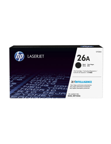 Hp 26A Oryginalny Wkład Z Czarnym Tonerem