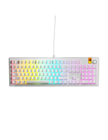 Glorious Gaming Gmmk 3 He 100% Prebuilt Klawiatura Usb Qwerty Us English Biały