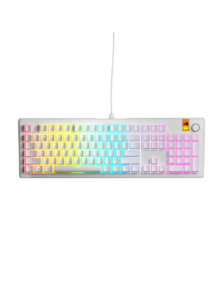 Glorious Gaming Gmmk 3 He 100% Prebuilt Klawiatura Usb Qwerty Us English Biały