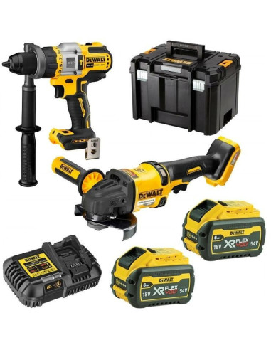 Dewalt.zestaw Combo 18V Dck2016T2T (Dcd999 + Dcg418) 2X6,0Ah