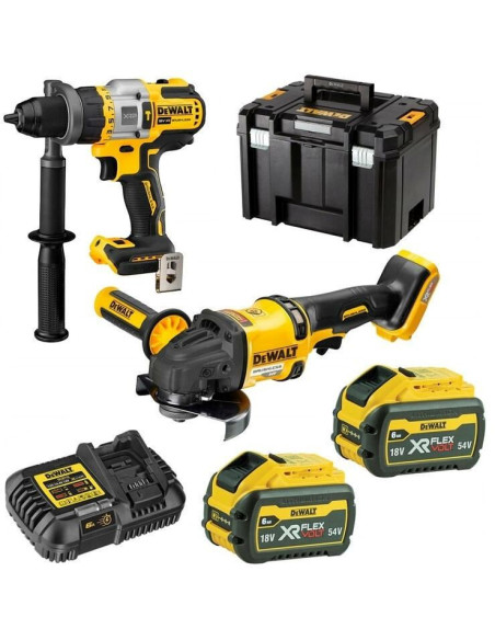 Dewalt.zestaw Combo 18V Dck2016T2T (Dcd999 + Dcg418) 2X6,0Ah