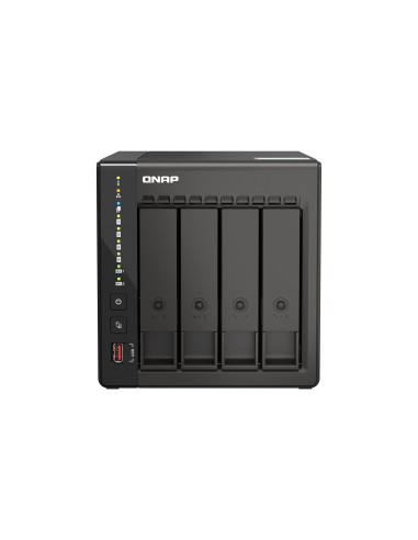 Qnap Ts-453E Nas Tower Przewodowa Sieć Lan Czarny J6412