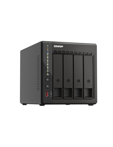 Qnap Ts-453E Nas Tower Przewodowa Sieć Lan Czarny J6412