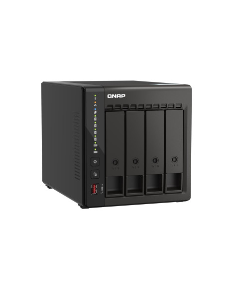 Qnap Ts-453E Nas Tower Przewodowa Sieć Lan Czarny J6412