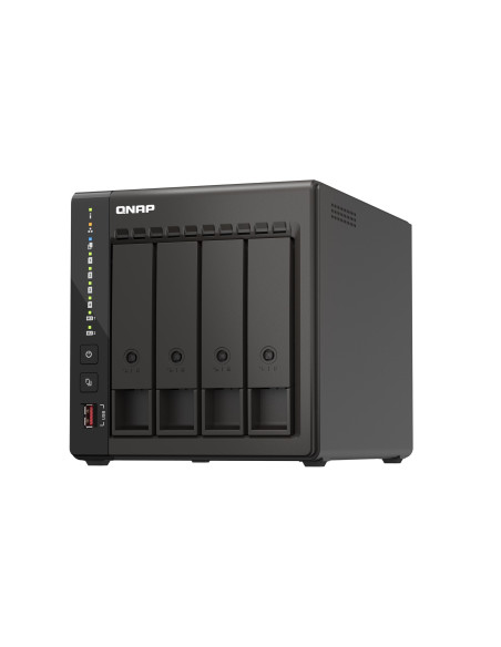 Qnap Ts-453E Nas Tower Przewodowa Sieć Lan Czarny J6412