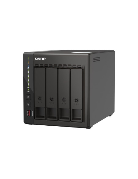 Qnap Ts-453E Nas Tower Przewodowa Sieć Lan Czarny J6412