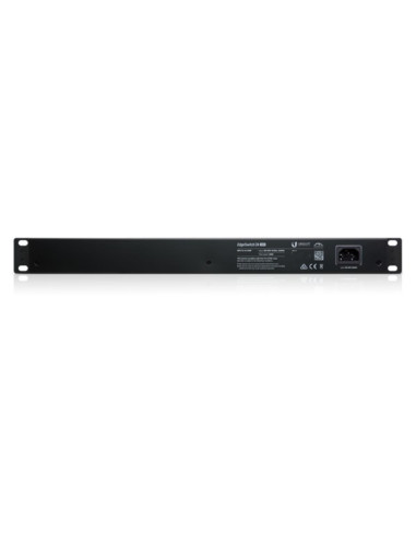 Ubiquiti Edgeswitch 24 250W Zarządzany L2/L3 Gigabit Ethernet (10/100/1000) Obsługa Poe 1U Czarny