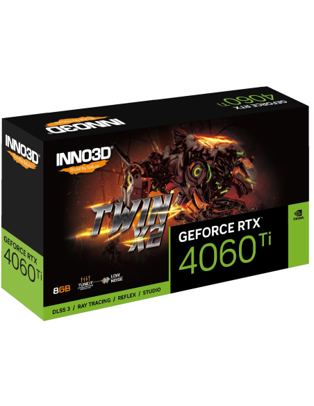 Karta Graficzna Inno3D Geforce Rtx 4060 Ti Twin X2 8Gb Gddr6 Dlss 3