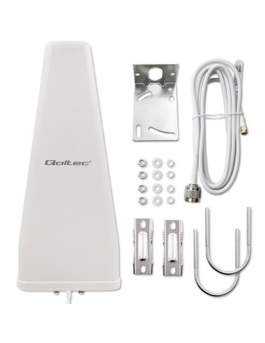 Qoltec Antena 4G Lte Dual | 14Dbi | Dookólna | Zewnętrzna
