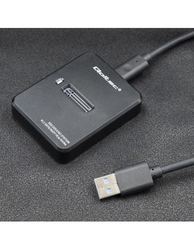 Qoltec Stacja Dokująca Dysków Ssd M.2 Sata/Pcie | Ngff/Nvme | Usb 3.1