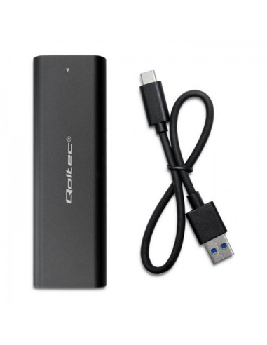 Qoltec Obudowa Do Dysków Kieszeń M.2 Sata Ssd | Nvme | Usb Typ C