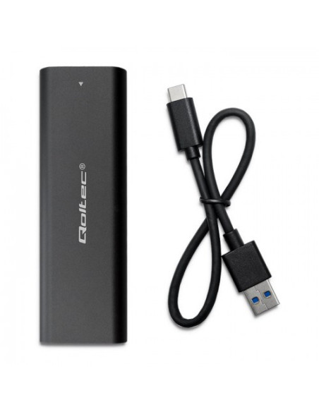 Qoltec Obudowa Do Dysków Kieszeń M.2 Sata Ssd | Nvme | Usb Typ C