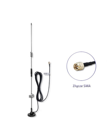 Qoltec Antena Gsm 600-2700 Mhz Lte | Wewnętrzna