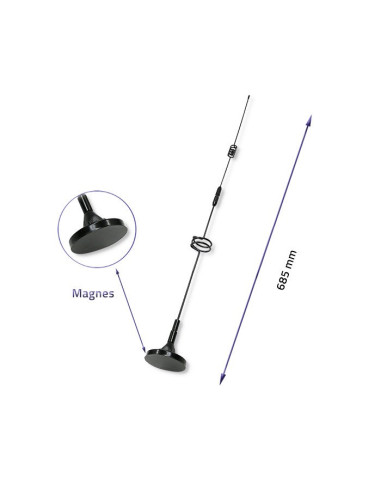 Qoltec Antena Gsm 600-2700 Mhz Lte | Wewnętrzna