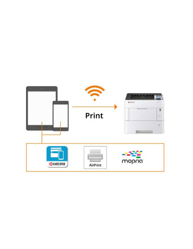 Drukarka Laserowa Kyocera Ecosys Pa4500X 110C0Y3NL0 632983080030 wydruki z Android, iOS, Windows
