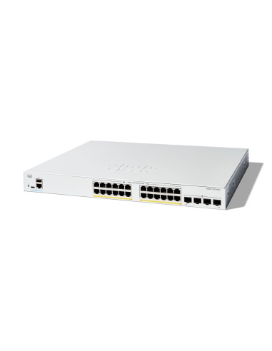 Cisco C1200-24Fp-4G Łącza Sieciowe Zarządzany L2/L3 Gigabit Ethernet (10/100/1000) Biały