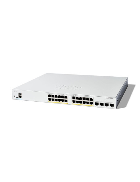 Cisco C1200-24Fp-4G Łącza Sieciowe Zarządzany L2/L3 Gigabit Ethernet (10/100/1000) Biały