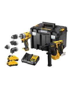 Dewalt Dck2101L2T-Qw Wkrętak Zasilany/Zakrętark Udarowy Czarny, Żółty 2
