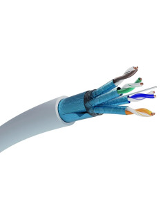 Extralink Kabel Sieciowy Skrętka Cat6A Ftp (F/Ftp) V2 Wewnętrzny 500M Lszh