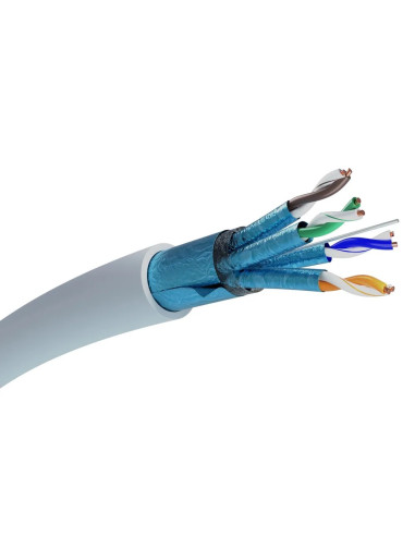 Extralink Kabel Sieciowy Skrętka Cat6A Ftp (F/Ftp) V2 Wewnętrzny 500M Lszh