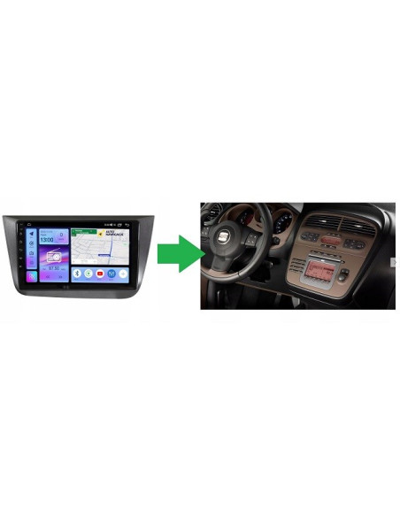 Radio Nawigacja Gps Seat Altea 2004-2012 Android