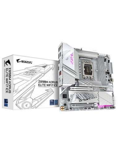 Gigabyte Z890M Aorus Elite Wifi7 Ice Intel Z890 Lga 1851 (Socket V1) Atx