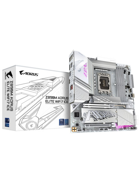 Gigabyte Z890M Aorus Elite Wifi7 Ice Intel Z890 Lga 1851 (Socket V1) Atx