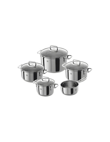 Zestaw Garnków Zwilling Quadro 65060-000-0 (1,5 Litra, 2 Litry, 3 Litry, 3,5 Litra, 6 Litrów)