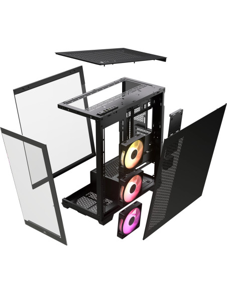 Corsair Icue Link 3500X Rgb Midi Tower Czarny