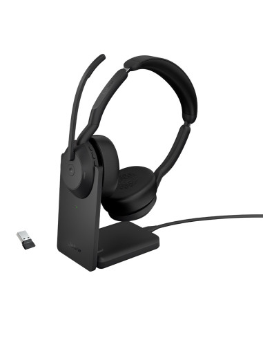 Jabra 25599-999-989 Słuchawki/Zestaw Słuchawkowy Przewodowy I Bezprzewodowy Opaska Na Głowę Biuro/Centrum Telefoniczne Bluetooth