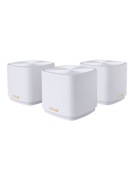 Asus Zenwifi Xd4 Plus Ax1800 3 Pack White Dual-Band (2.4 Ghz/5 Ghz) Wi-Fi 6 (802.11Ax) Biały 2 Wewnętrzne