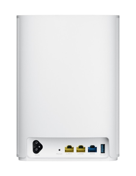 Zenwifi Ax Hybrid (Xp4) Ax1800/Pw Line 2 Set White Mesh Wifi 6
