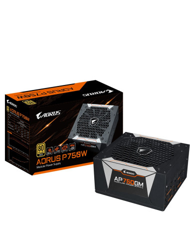 Gigabyte Gp-Ap750Gm Moduł Zasilaczy 750 W 20+4 Pin Atx Atx Czarny