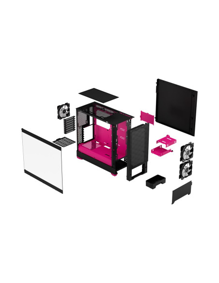 Fractal Design Pop Air Tower Czarny, Purpurowy