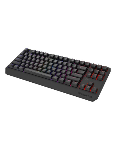Genesis Thor 230 Tkl Klawiatura Gaming Usb + Rf Wireless + Bluetooth Qwerty Us English Czarny