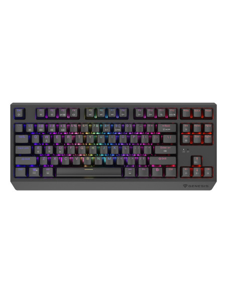 Genesis Thor 230 Tkl Klawiatura Gaming Usb + Rf Wireless + Bluetooth Qwerty Us English Czarny