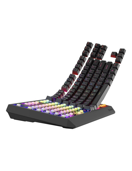 Genesis Thor 230 Tkl Klawiatura Gaming Usb + Rf Wireless + Bluetooth Qwerty Us English Czarny