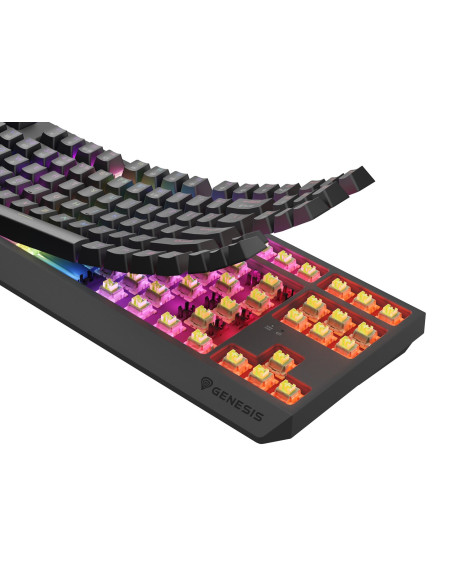 Genesis Thor 230 Tkl Klawiatura Gaming Usb + Rf Wireless + Bluetooth Qwerty Us English Czarny