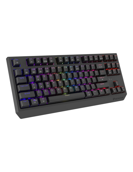 Genesis Thor 230 Tkl Klawiatura Gaming Usb + Rf Wireless + Bluetooth Qwerty Us English Czarny