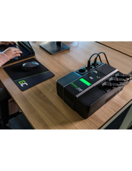 Green Cell Aio 800Va Lcd Technologia Line-Interactive 0,8 Kva 480 W 6 X Gniazdo Sieciowe