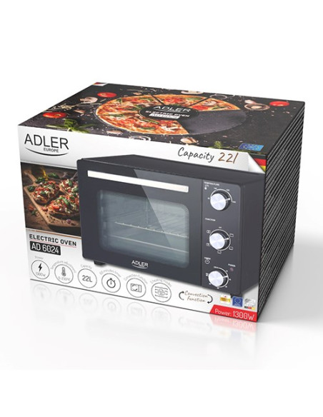 Adler Ad 6024 Piekarnik Czarny