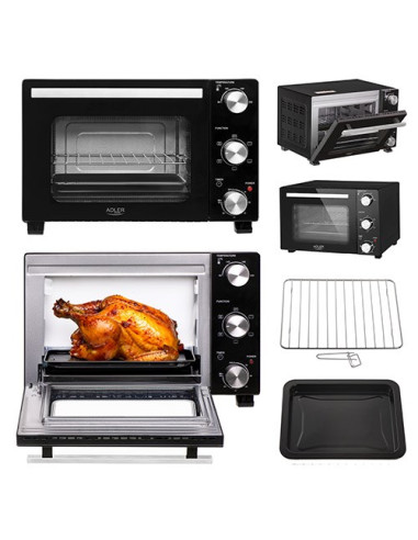 Adler Ad 6024 Piekarnik Czarny