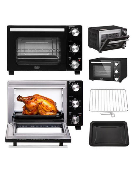 Adler Ad 6024 Piekarnik Czarny