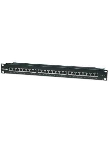 Intellinet Patch Panel 19'' 24 Porty Stp Kat. 6 Czarny